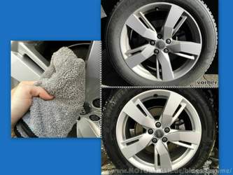 ...und noch schön abtrocknen mit dem Microfiber Monkey