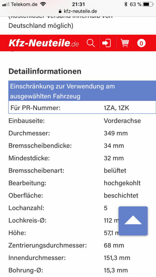 SQ7 - heftige Geräusche beim Bremsen auf der Autobahn