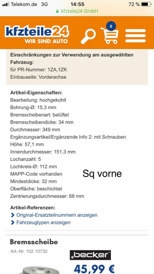 SQ7 - heftige Geräusche beim Bremsen auf der Autobahn