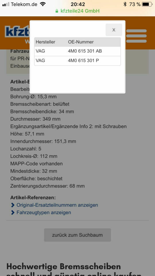 SQ7 - heftige Geräusche beim Bremsen auf der Autobahn
