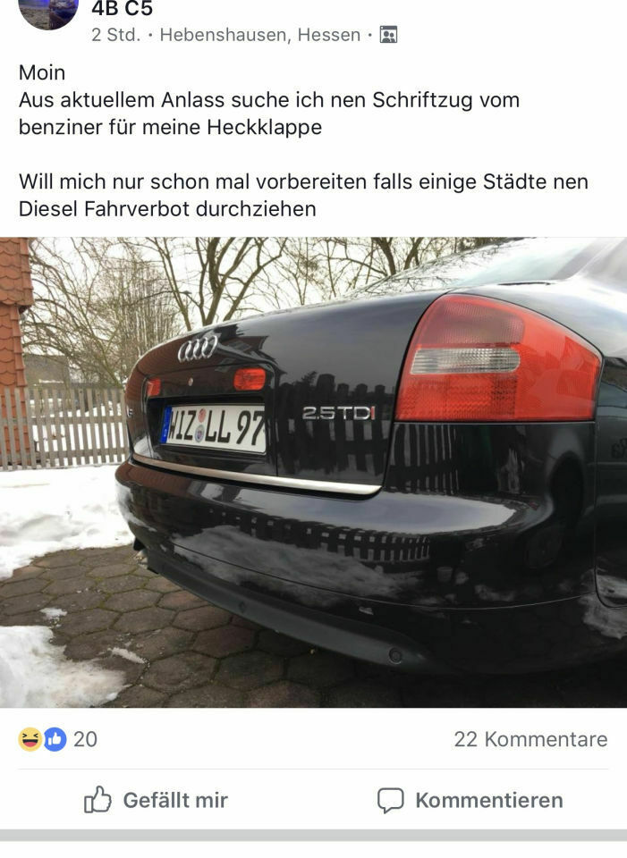 Der große 4G Community- Thread: Es regnet, es ist kalt, ich hab´den Blues - und dann sitz´ich im A6