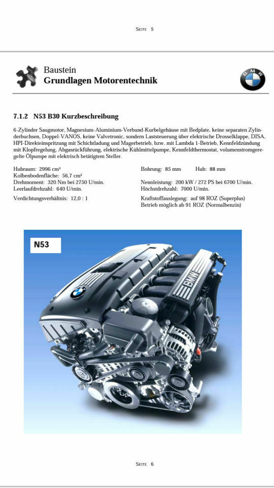 Geräusche beim Gas geben - N53 Motor