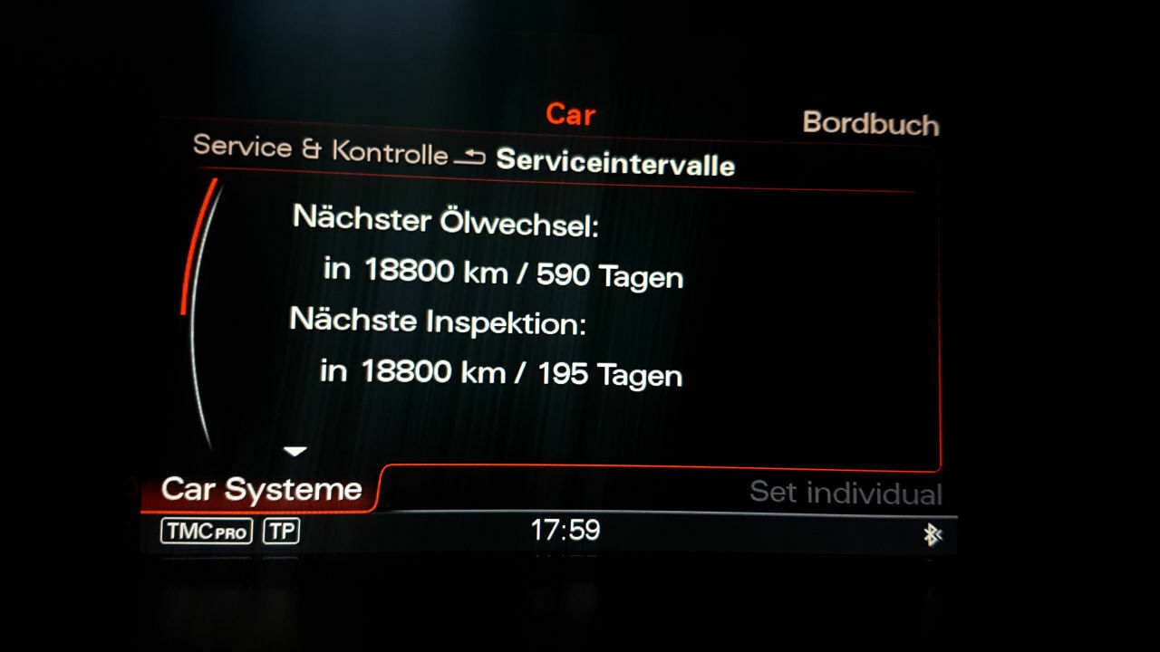 Inspektion vs. Oelservice