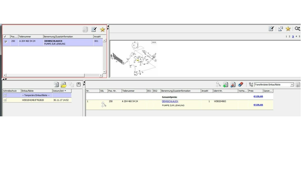 Servoschlauch / Hydraulikschlauch