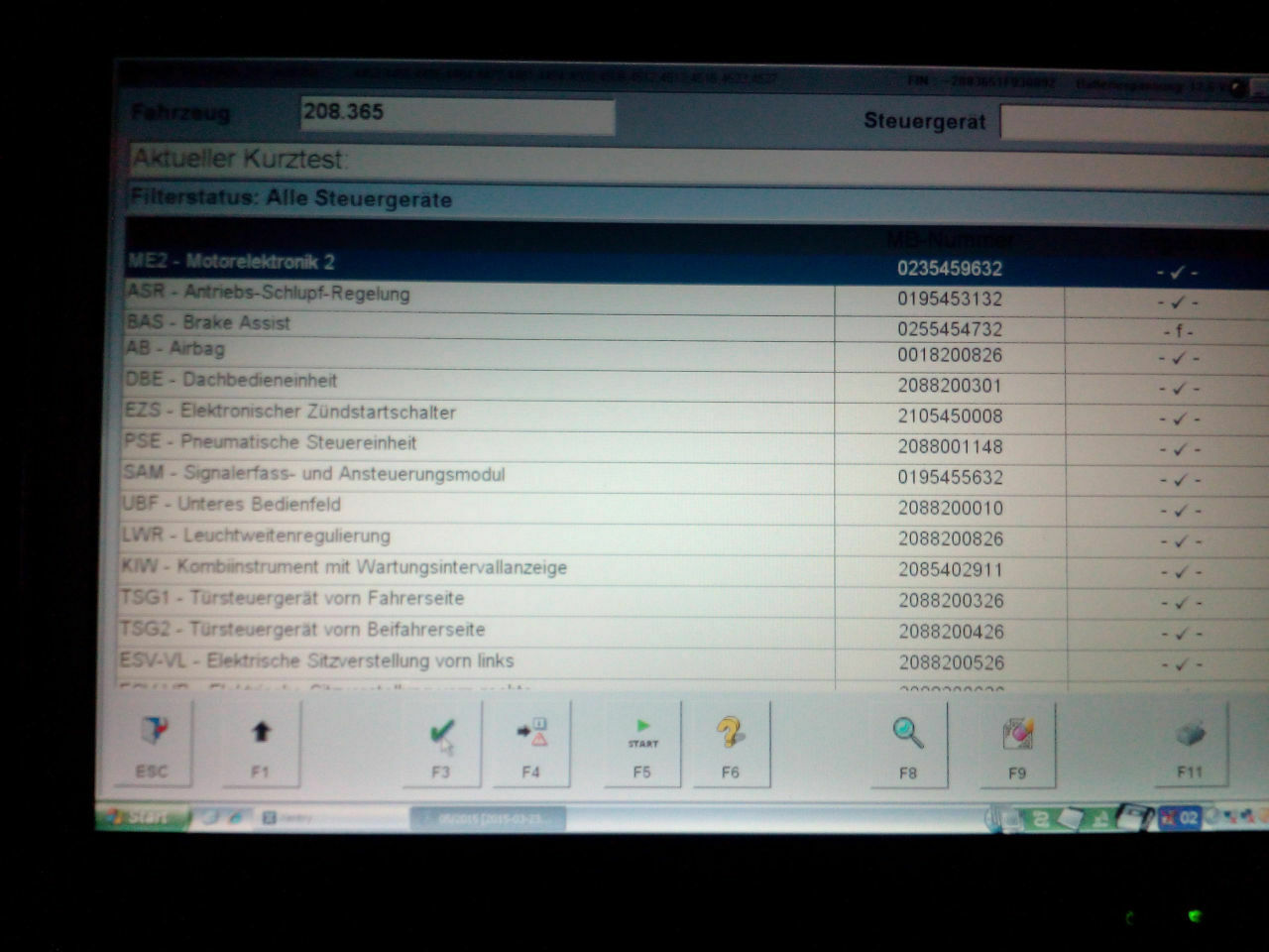 BAS, ABS, ASR - Problem