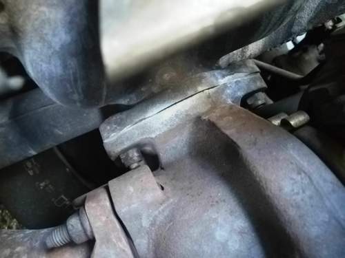 Flansch Abgaskrümmer 3