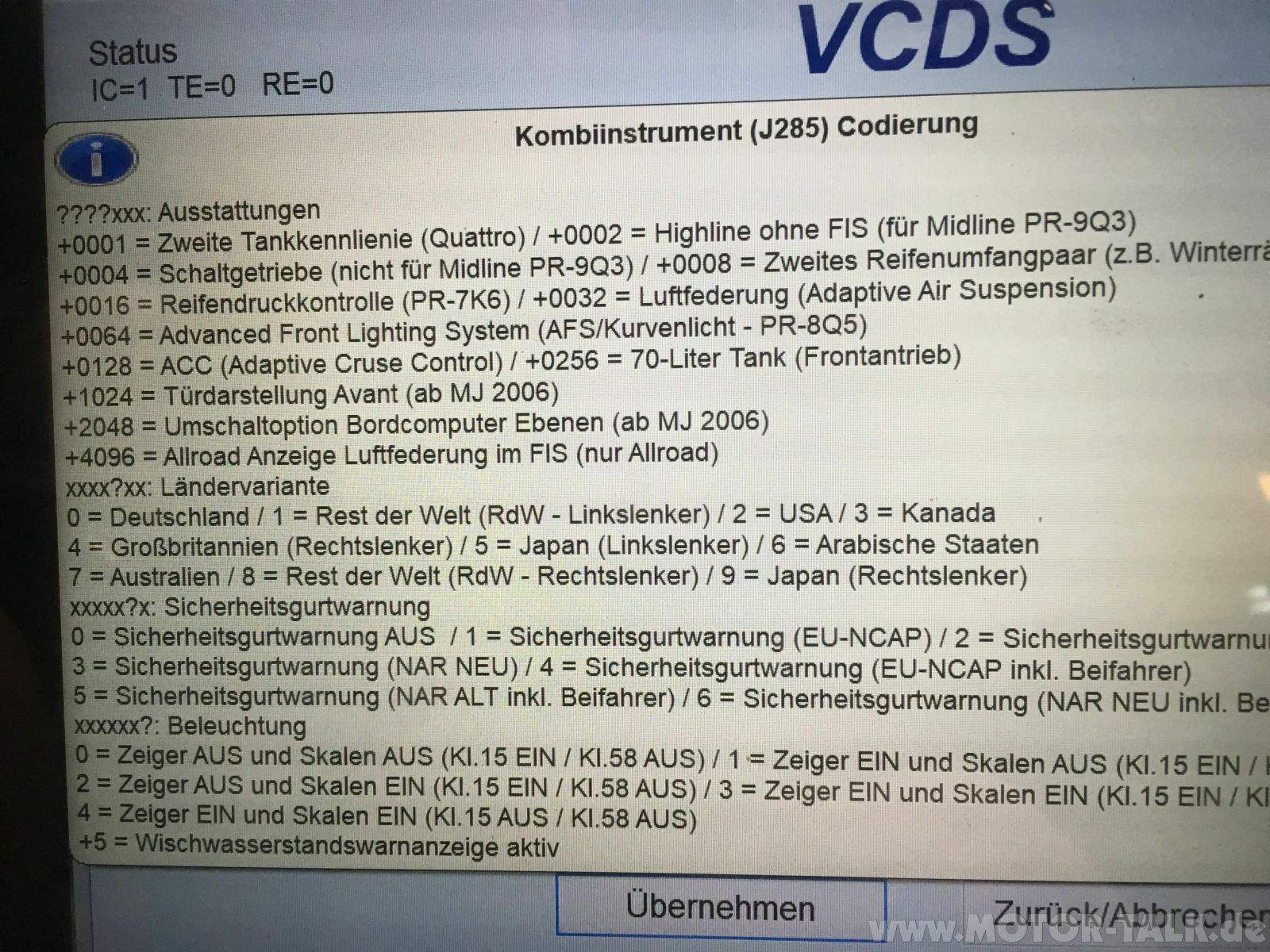 Übersicht Adaptive Light Defekt!? Audi A6 4F 209374691