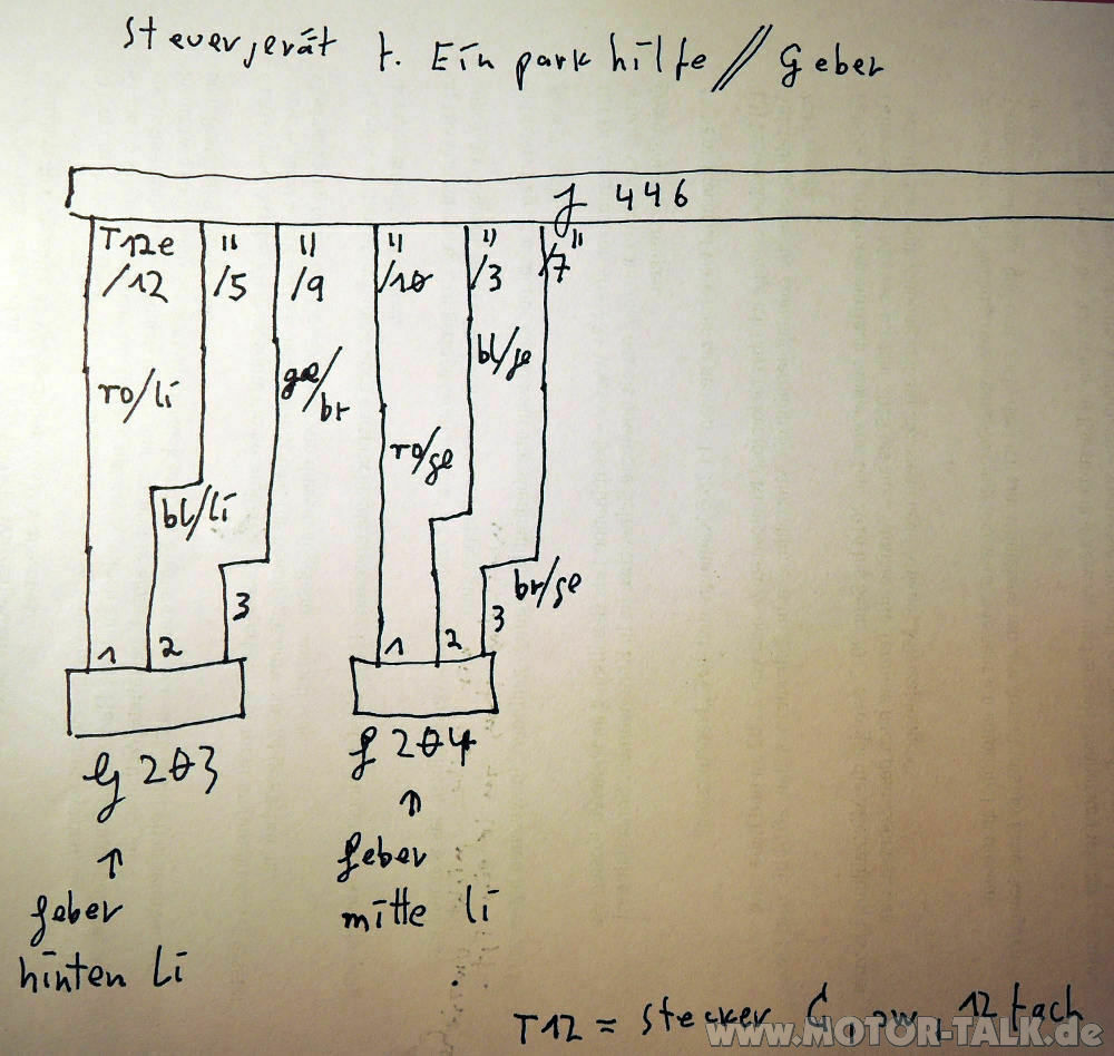 Einparkhilfe defekt (Ausgefallen )