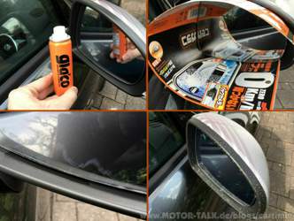 Anwendung Glaco Mirror Coat Zero