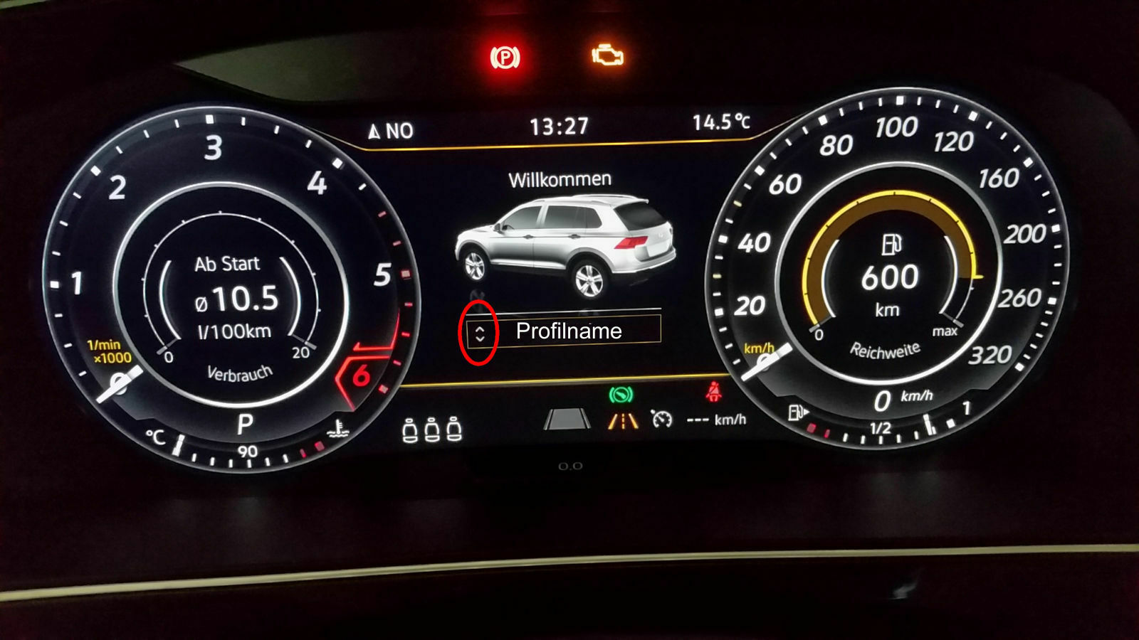 Tiguan 2 personalisieren (Fahrer 1, 2...)