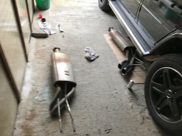 W463 G500 MJ 2016 Sidepipes