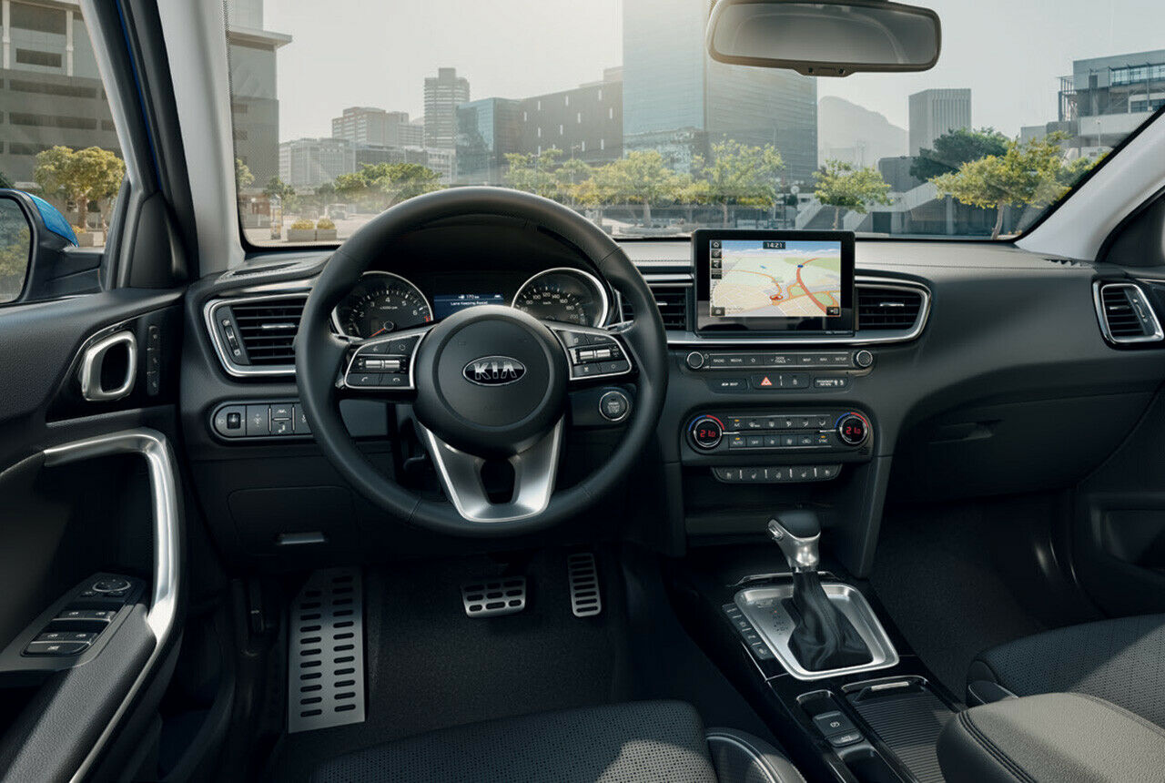 Ein Blick in den Innenraum des neuen Kia Ceed