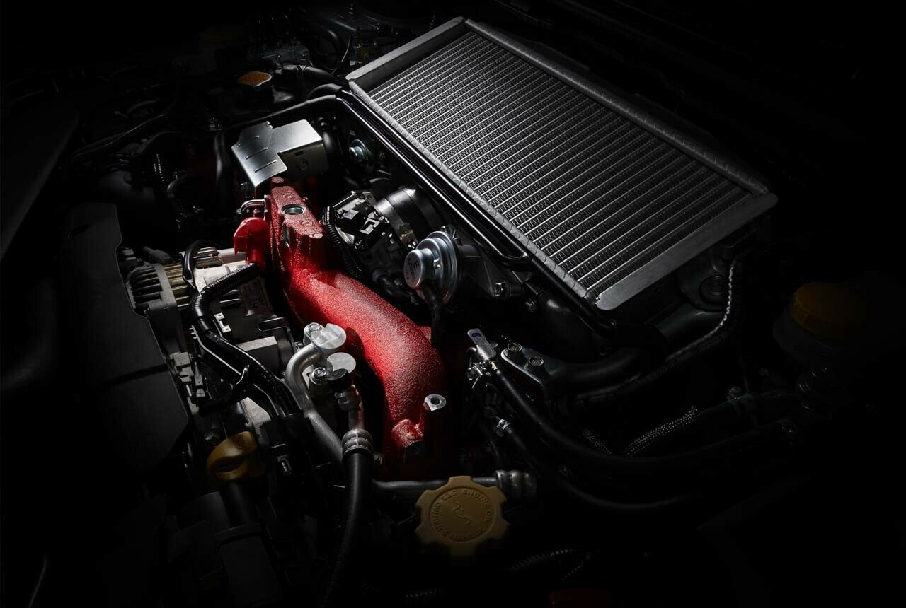 Der aufgeladene 2,5-Liter Vierzylinder Boxer aus dem aktuellen Subaru WRX STI. Bis in die 200er-Jahre verbaute Subaru eine Variante mit 2,0 Litern Hubraum