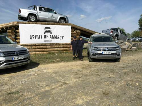 Der Steinbruch Balve-Beckum war Schauplatz des Spirit of Amarok Vorentscheid West