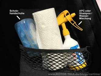 ...und rechte Seite im Kofferraum