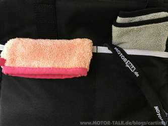 Rückseite mit zwei Fächern