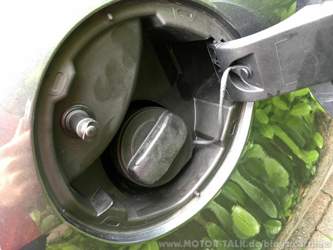 Ausgangszustand Tankdeckel