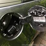 Aufgeschäumt mit dem Pinsel