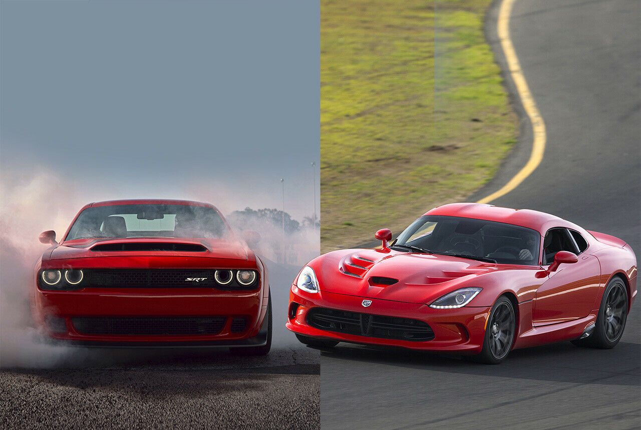 Viel Reifenqualm im Doppelpack: Die letzten Exemplare von SRT Viper und Dodge Demon wurden im Doppelpack versteigert