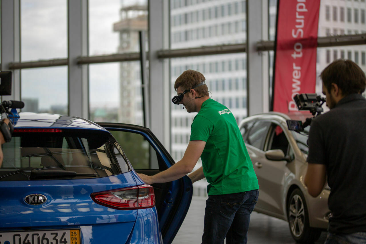 In der n&auml;chsten praktischen Runde mussten die Teilnehmer...