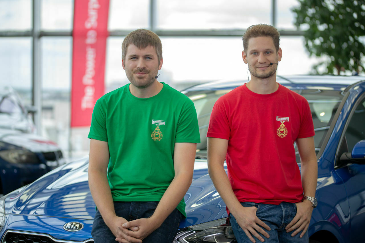 Die beiden Finalisten: Oliver und Marcel