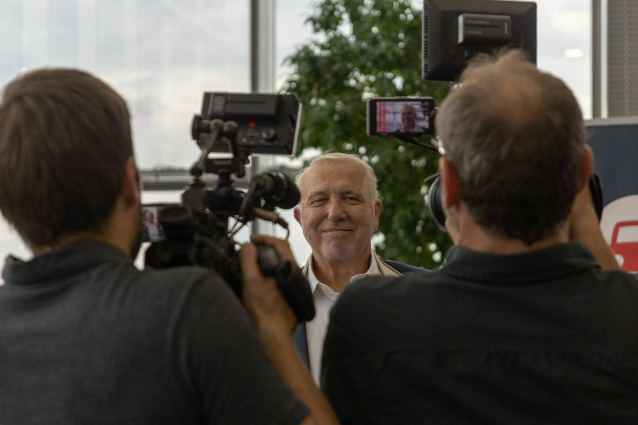 Um das Quiz f&uuml;r die MOTOR-TALKer festzuhalten, wurde alles gefilmt.