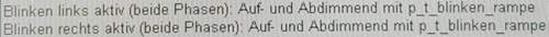 Blinken-rampe