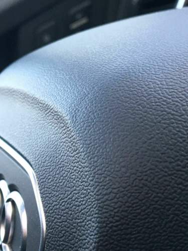 Materialfehlerbeispiel Lenkrad (Bild 1)