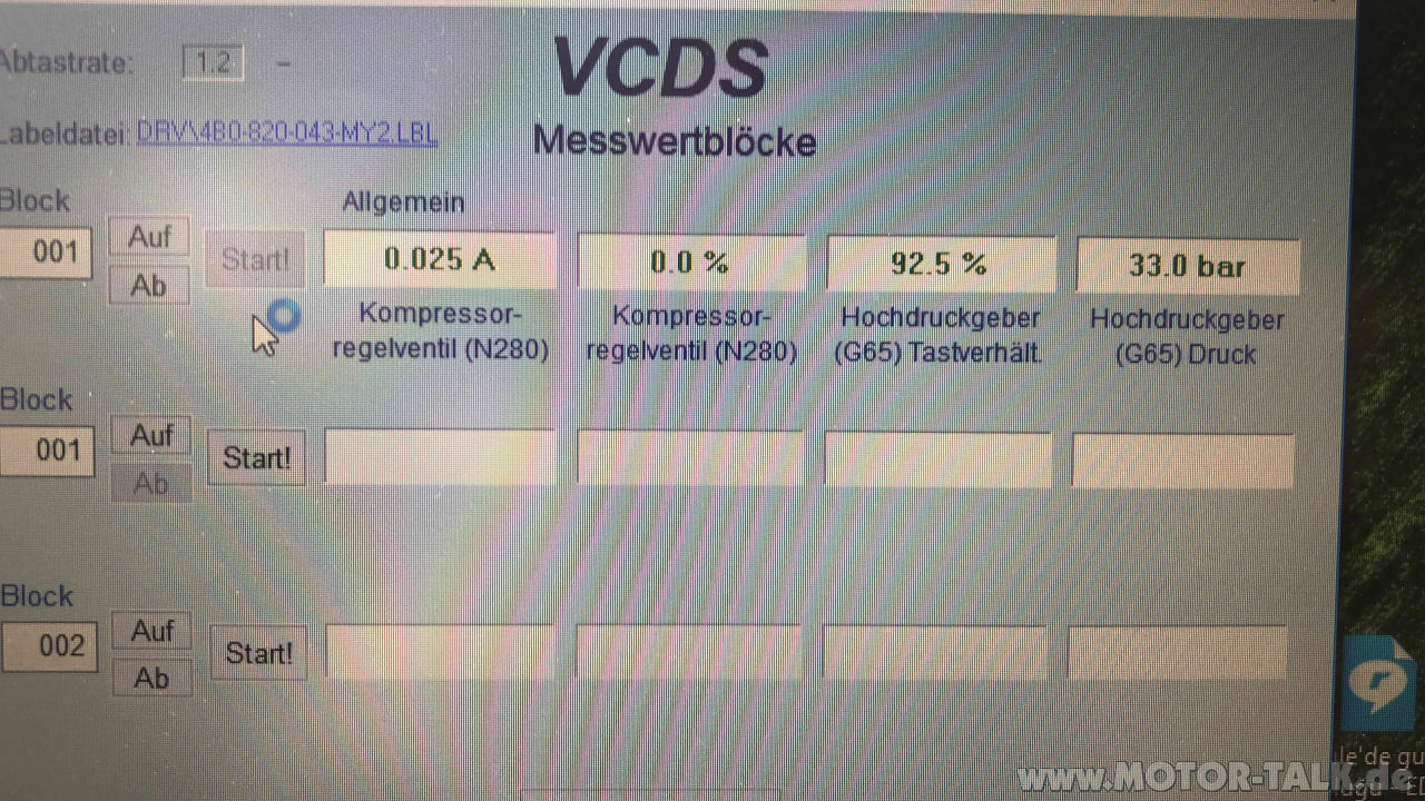 Audi A6 4B 2.5 TDI Klima Problem
