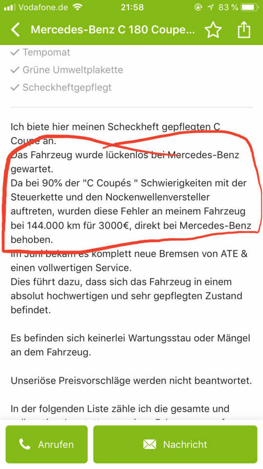 Probleme durch Nockenwellenversteller & Steuerkette?