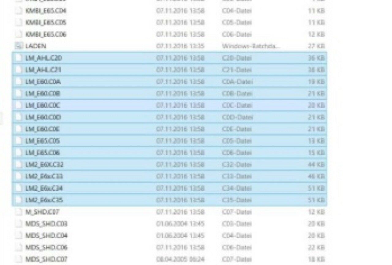 Codierwerte Begrüßungslicht, Tagfahrlicht uvm.