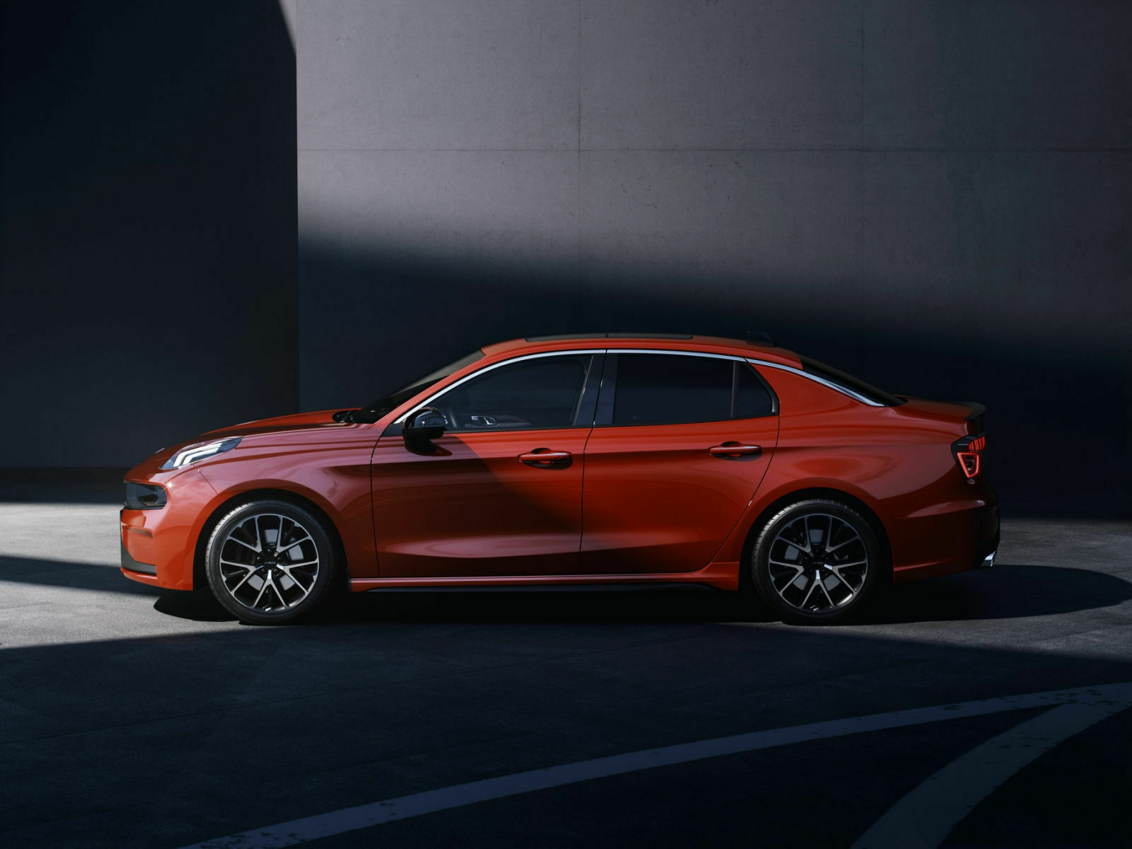 Lynk & Co 03: Seitenansicht