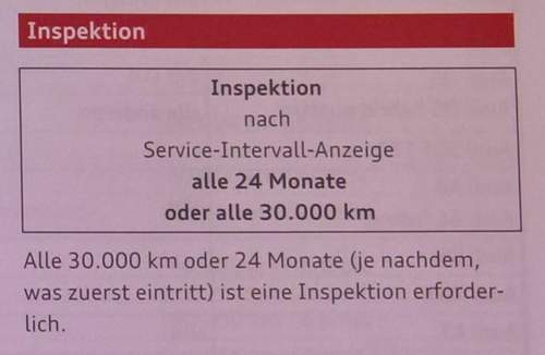 Audi-inspektion
