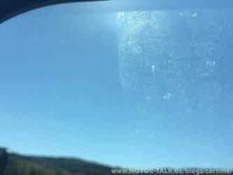 Links 2x drübergewischt