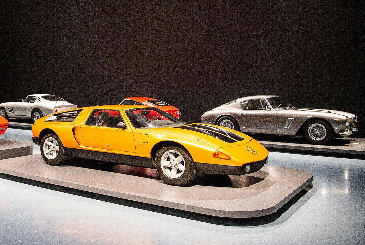 Der Mercedes C111 Typ 2 schaffte es nie in die Serienproduktion. Intern wurde das Auto als Versuchsfahrzeug genutzt