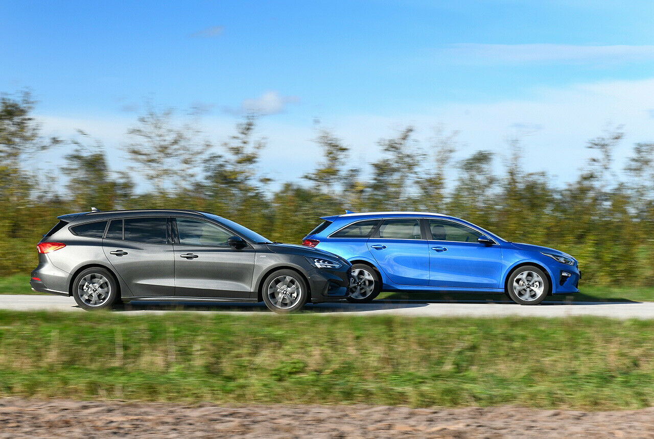 Der Radstand fällt im Kia fünf Zentimeter kürzer aus als im Ford