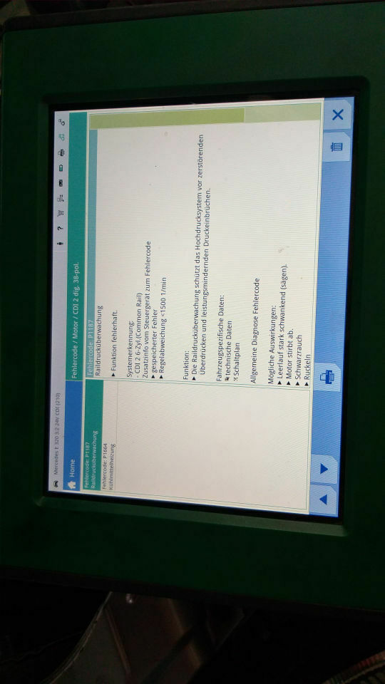 320 CDI Startprobleme und EPC