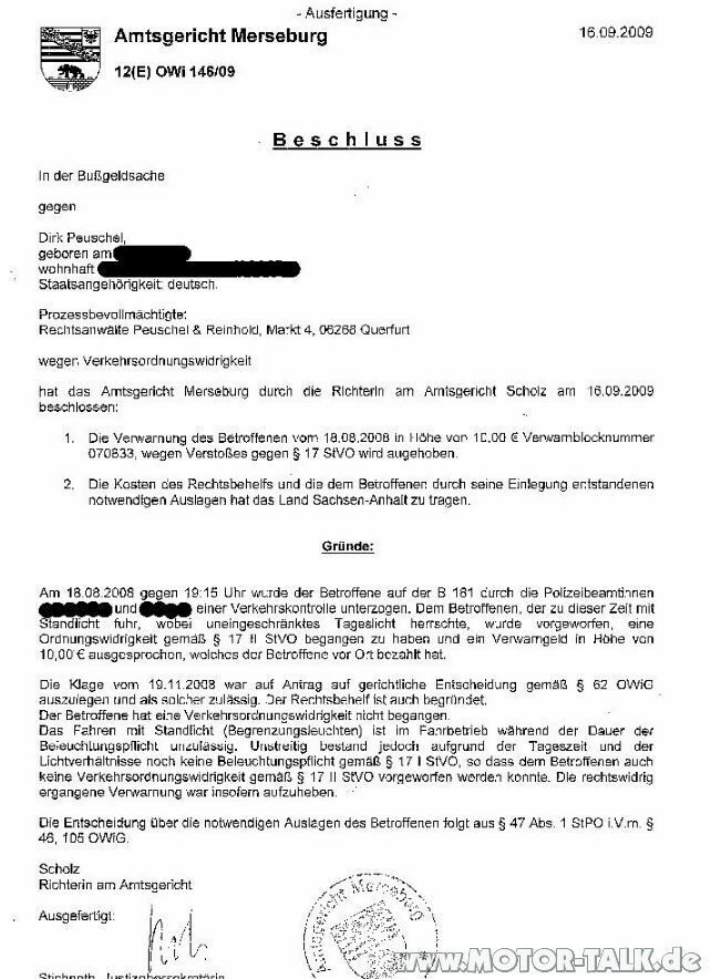 Die unwirsche Seite des Bußgeldkataloges