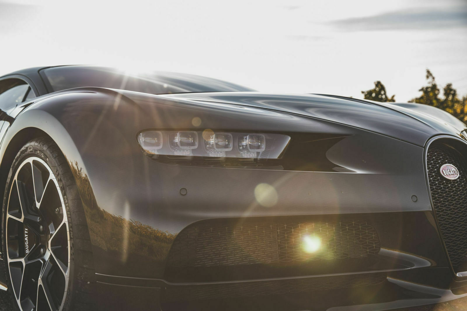 LED-Augen am Bugatti Chrion