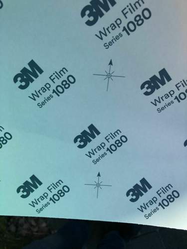 Verwendete 3M Folie