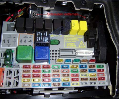 Sicherungskasten ohne Regensensor