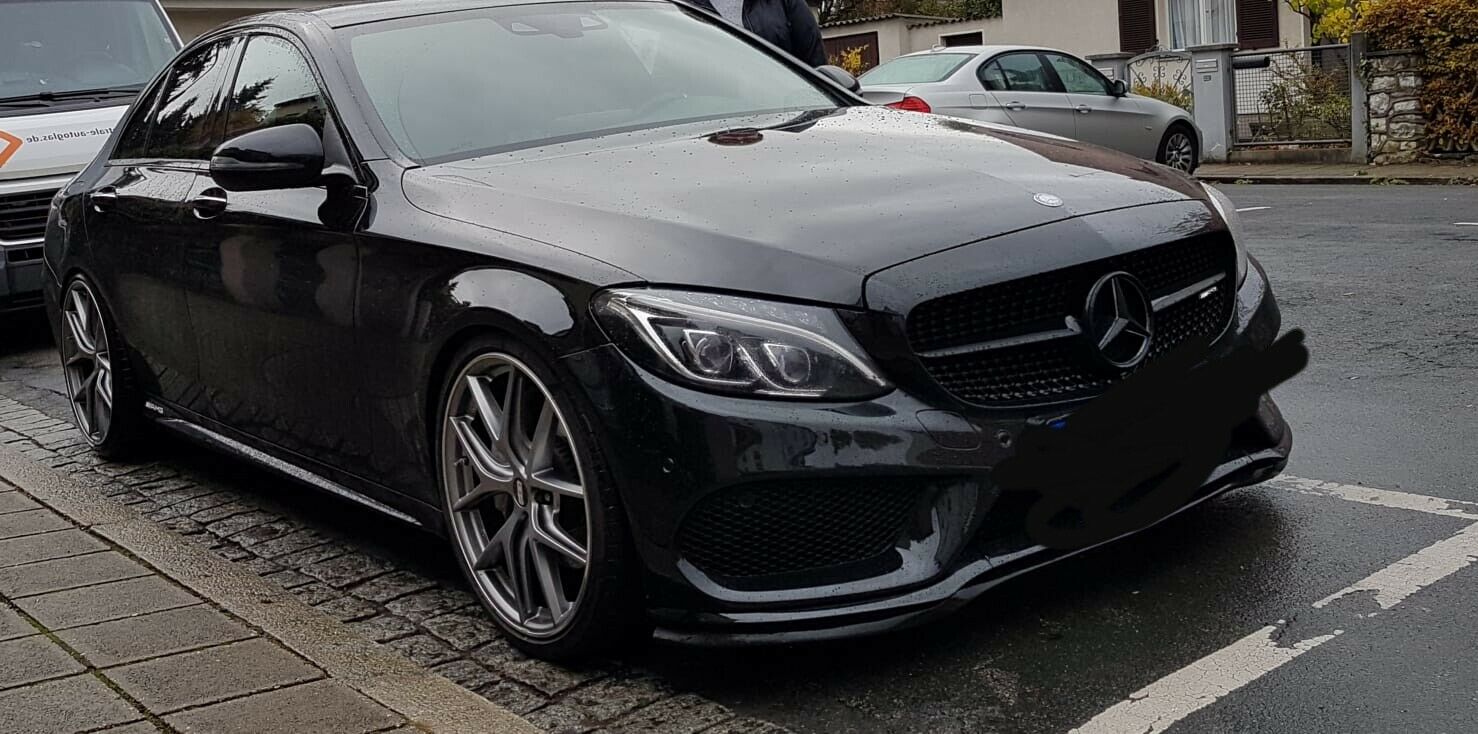 C63 AMG Grill schwarz lackieren/folieren