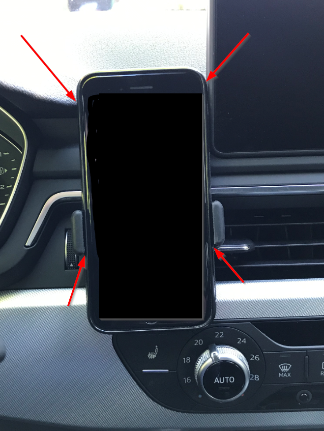 IPhone-Halterung fürs Armaturenbrett