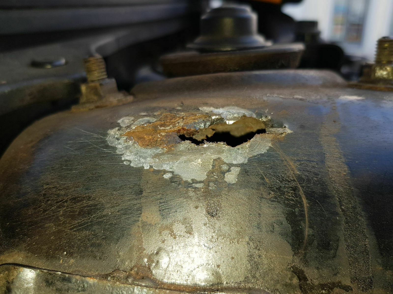 Desaster: Dom durchgerostet