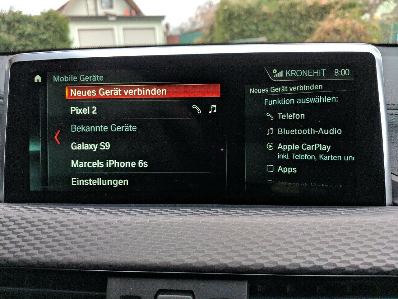 Das Verbinden mit Telefon hat bei Uwe problemlos geklappt.