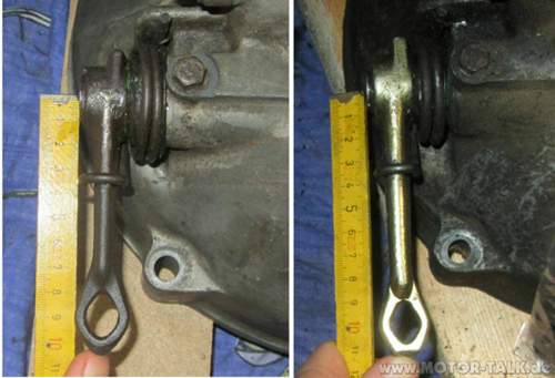 Ausrueckhebelvergleich