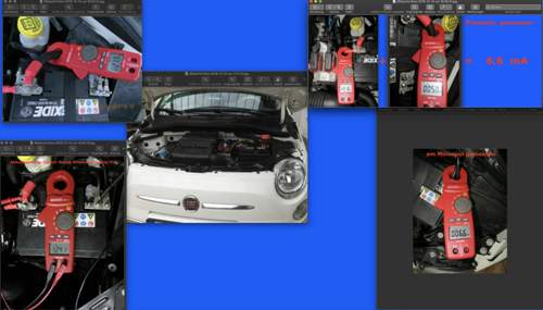 Ruhestrom vom FIAT 500