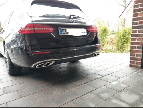 S213 Avantgarde 2x2 Auspuffblenden AliEx