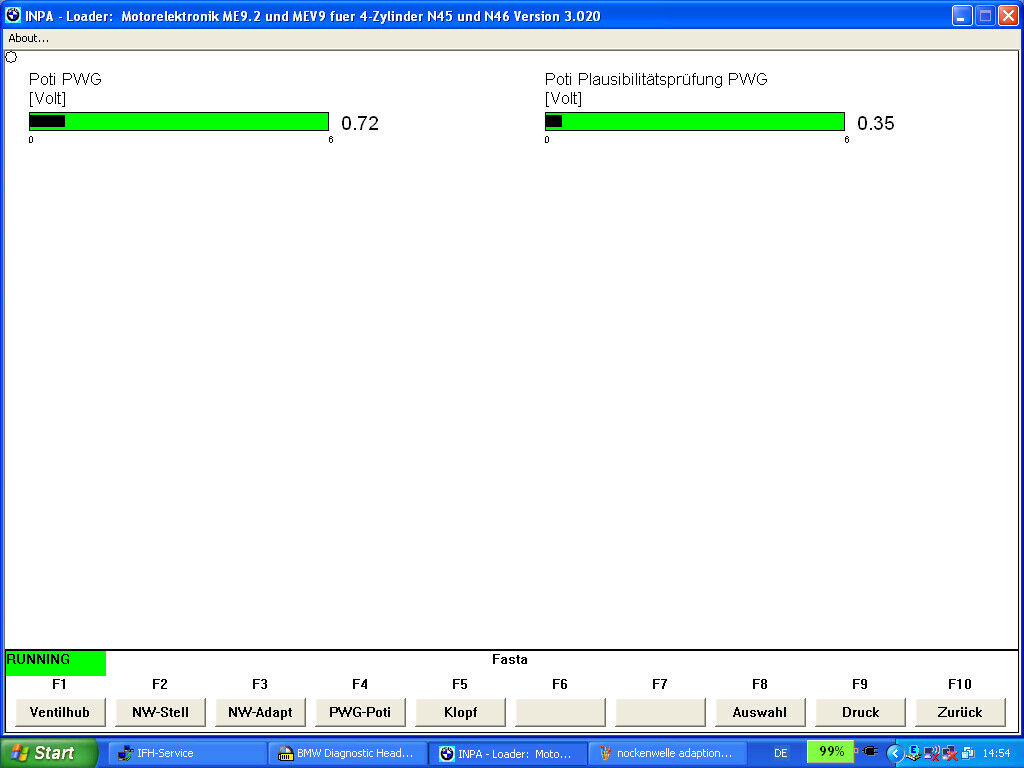 Nockenwellensteuerung Einlass und Auslass fehlerhaft - E46 318CI - N46