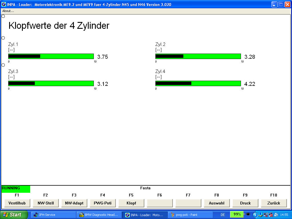 Nockenwellensteuerung Einlass und Auslass fehlerhaft - E46 318CI - N46